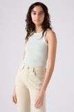 Levi's Essential Racer tanktop - Women's - L - Blauw / Pale Blue Garment Dye