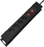 Perel Stekkerdoos 4-voudig type E 1.5m 3500W met schakelaar