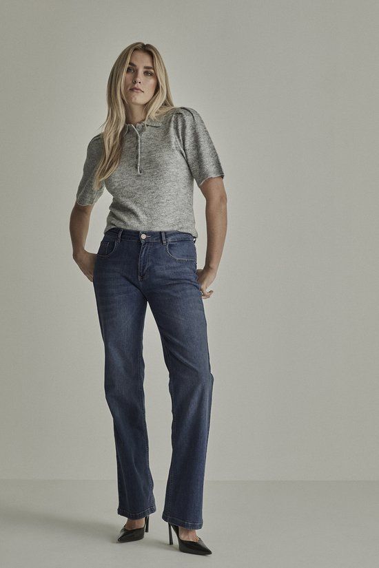 Para Mi - Dames broek - W38 X L32 - Vrouwen - Jeans - Regular Fit - Denim