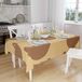 Bonamaison Tafelkleed, Anti-Mold, Sneldrogend, Waterdicht, 100% Polyester Tafellaken, Bruine tinten, 140 x 160 Cm