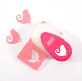 Vaessen Creative Figuurpons - vogel jumbo - wit - 8716052227228