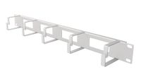 Stalflex Kabelmanagementkabelorganizer, 19 inch, 1U, staal