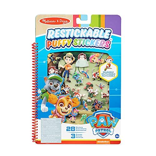 MELISSA & DOUG PAW Patrol Restickable Puffy Stickers - Jungle