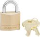 Solid Master Lock 9/16" Brass Padlock