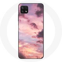 Maniacase Etui voor Samsung Galaxy A22 5G zonsondergang achtergrond