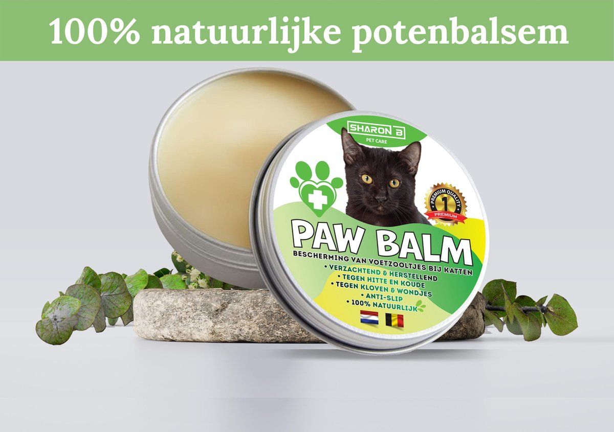 Sharon B Potenbalsem voor Katten - 100% Natuurlijk - Herstellend & Verzorgend