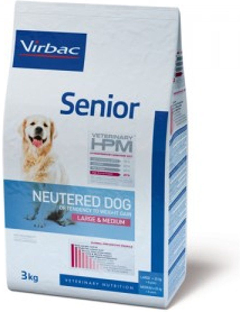 Virbac HPM - Senior Neutered Dog Large & Medium - 3 kg
