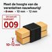Lattenbodem Hardheidsschuiven - Set van 10 - 40 x 21 mm