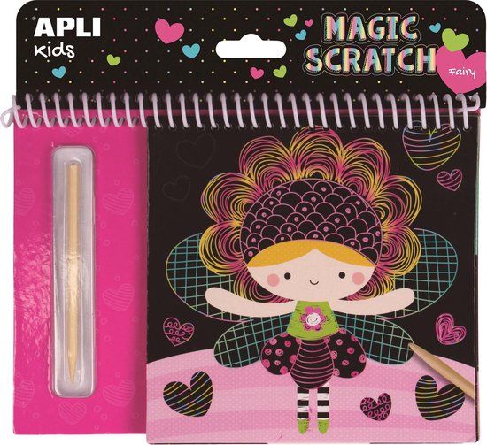 Apli Kids fee kras kleurenboek - multi kleur