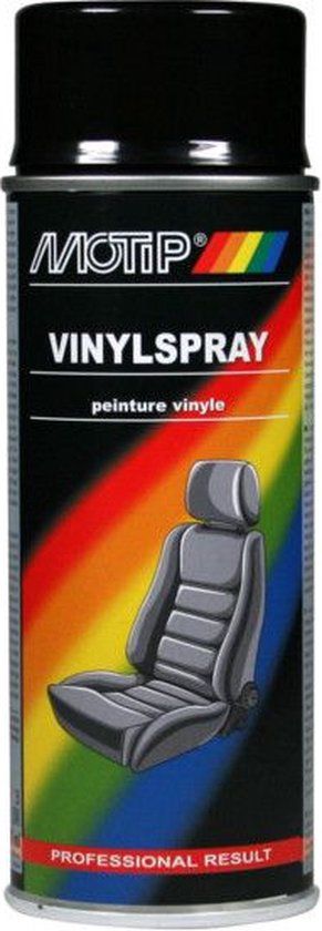 Motip Vinylspray - Zwart - 400ml