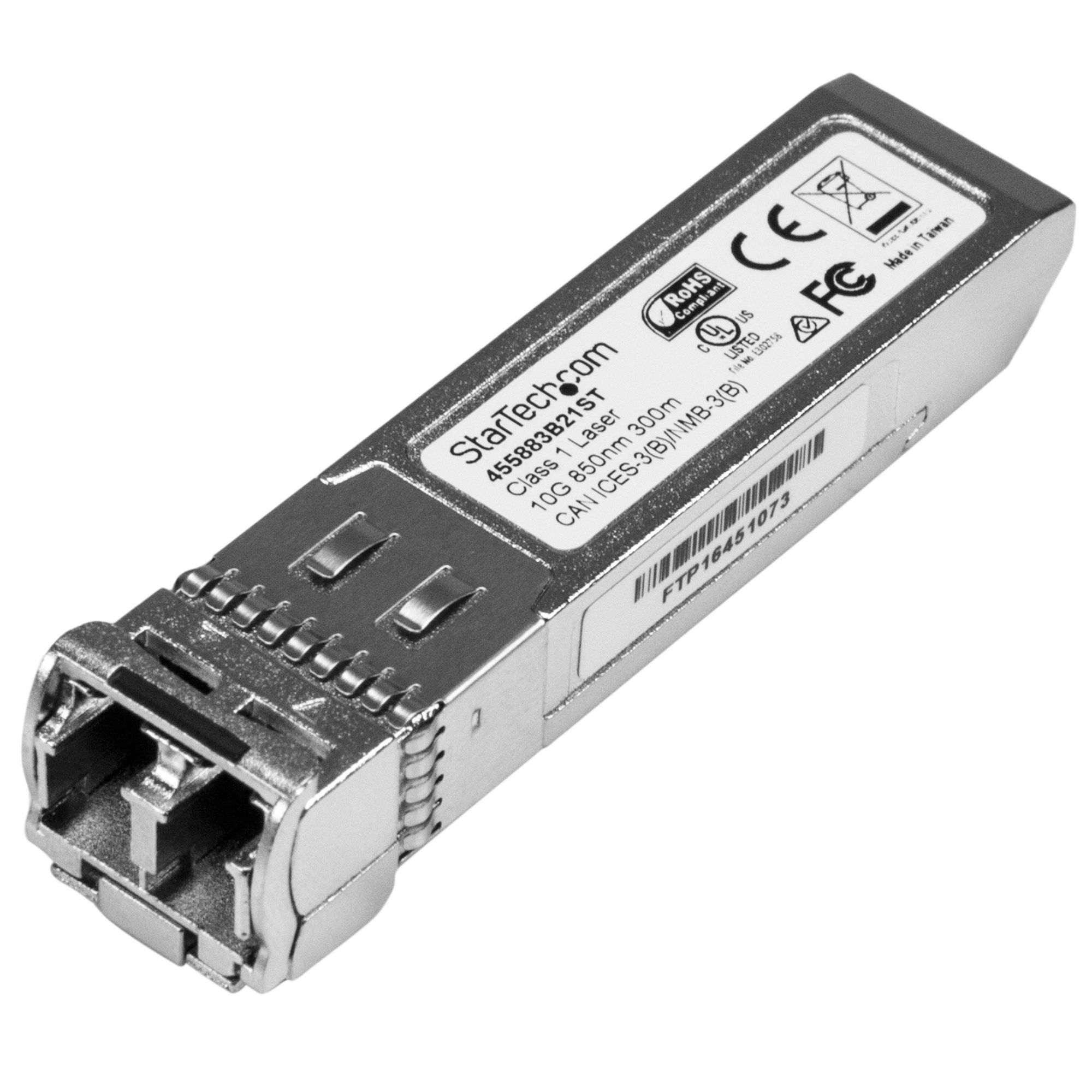 StarTech.com 10GBASE-SR SFP+ Transceiver Module - HP 455883-B21 Compatible