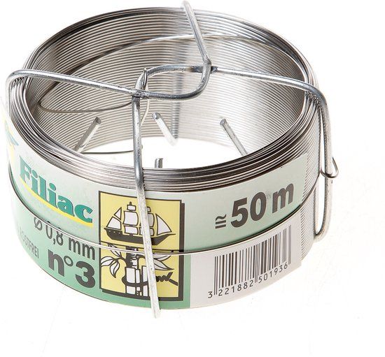 Betafence Binddraad rvs nr.3 0.8mm x 50 meter