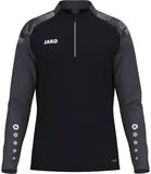 Jako Sonic Ziptop Heren - Zwart / Antraciet | Maat: L