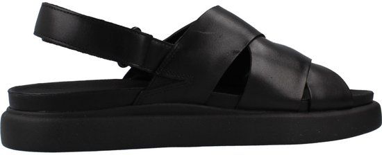 Clarks Shoes Aristella Sun Sandalen EU 38 Vrouw Zwart Leer Platte sandalen