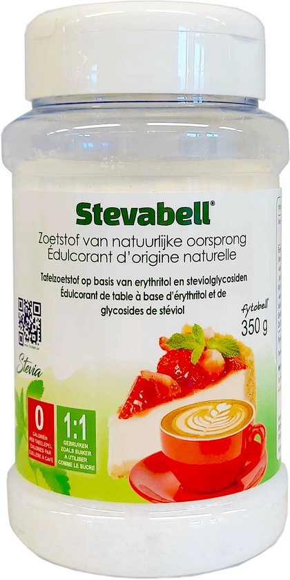 Stevabell - strooisuiker - zoetstof van natuurlijke oorsprong - stevia -  350 gram