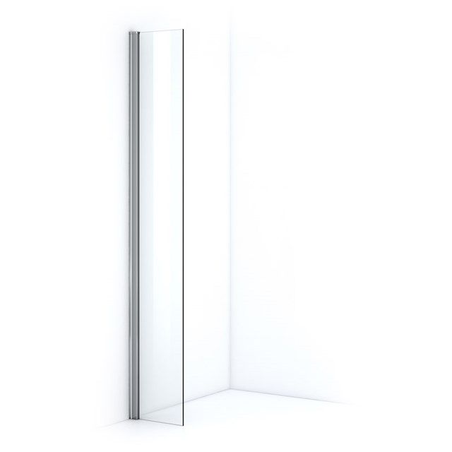 Maxaro Douchewand Inloopdouche 30cm Veiligheidsglas 6mm Chroom