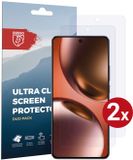 Rosso Screen Protector Geschikt voor Realme GT 7 / GT 7T | Ultra Clear Duo Pack | TPU Folie | Case Friendly Beschermfolie | 2 Stuks
