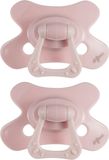Difrax Fopspeen Dental 6+ Maanden Pure - Lichtroze/Blossom - 2 stuks