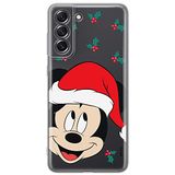 ERT GROUP mobiel telefoonhoesje voor Samsung S21 FE origineel en officieel erkend Disney patroon Mickey 041 optimaal aangepast aan de vorm van de mobiele telefoon, gedeeltelijk bedrukt