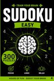 Brain Gym Sudoku Easy 4: 300 Easy Sudoku Puzzles for Adults | Solutions Included | Improve Focus, Logic & Concentration