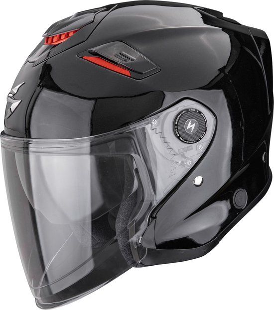 Scorpion EXO-GT Jethelm - Zwart Metallic - Maat L