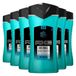 Axe 6x Axe 3in1 Douchegel Ice Chill 400 ml