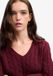 Superdry Wollen Mix Kabel V-hals Trui Dames Port Marl Maat 12