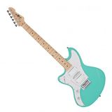 Gear4music Seattle Linkshandige Elektrische Gitaar, Seafoam Green