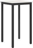 vidaXL Table de bar blanc pin massif 60 x 60 x 105 cm