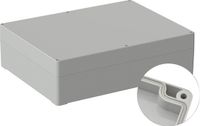 TRU COMPONENTS Outdoorbehuizing 300 x 230 x 85 Polycarbonaat Grijs-wit (RAL 7035) 1 stuk(s)