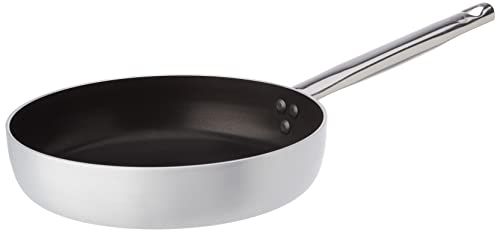 Pentole Agnelli STRAIGHT Platina koekenpan in aluminium met buisvormige handgrepen, roestvrij staal, zilver - 8007441028152