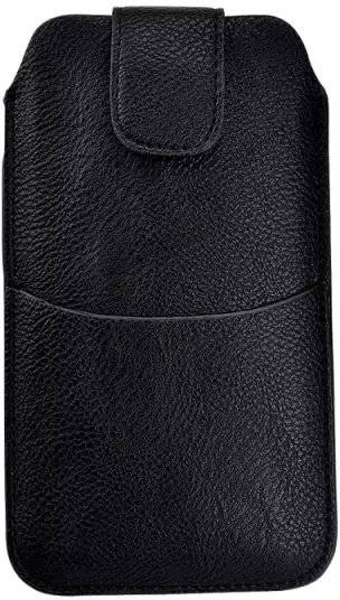Hem Samsung J7 2017 Riem hoesje Zwart insteekhoesje met riemlus en opbergvakje