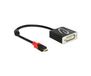 DeLOCK 62728 - Kabel - 0,2 m - Zwart