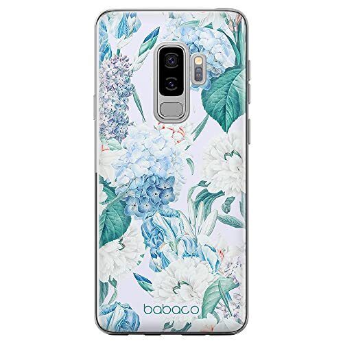 Babaco ERT GROUP mobiel telefoonhoesje voor Samsung S9 PLUS origineel en officieel erkend Babaco patroon Flowers 028 optimaal aangepast aan de vorm van de mobiele telefoon, hoesje is gemaakt van TPU