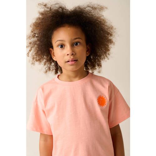 Tumble 'n Dry T-shirt met backprint zalm