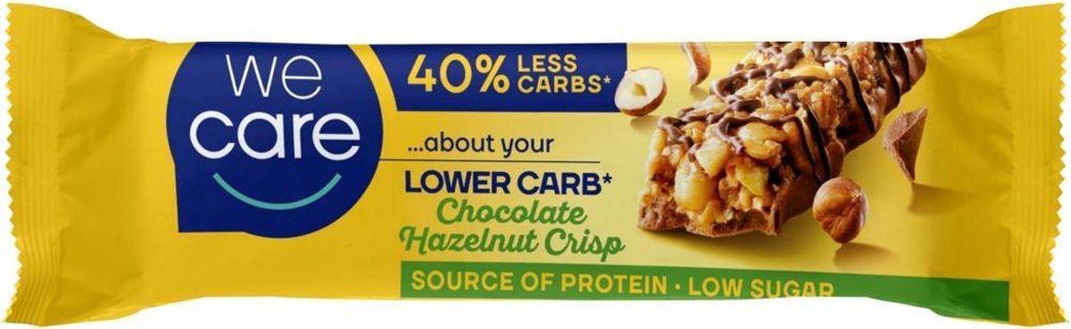 wecare Lower Carb Chocolate Hazelnut Crisp