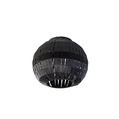 QAZQA Zoe Plafondlamp - Ø 26 cm - Zwart