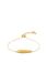 Calvin Klein SCULPTED Collection kettingarmband voor dames in geelgoud met bedeltje - 35000824