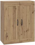 vidaXL Wandkast Artisanaal eiken 69,5 x 34 x 90 cm