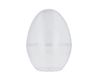 Transparant INNSPIRO Transparant kunststof ei met 2-delige basis 12 cm.