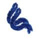Guirlandes de Noël - 2x pièces - bleu pailleté - lametta aluminium - 180 x 7 cm - décoration de sapin de Noël / guirlandes - guirlande en aluminium - décoration de Noël