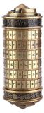 Omgoods - Cryptex Premium Métal - Support élégant pour bague - Coffre-fort à mot de passe - Boîte cadeau - Jeu de réflexion - Pour bijoux et notes - Boîte puzzle