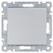 HAGER lumina Interrupteur unipolaire argenté WL0012