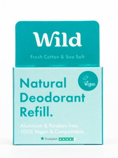 Wild Deodorant - Fresh Cotton & Sea Salt - Refill