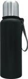 Nerthus FIH 1260 thermos roestvrij staal dubbelwandig 750 ml zwart