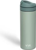 Viva Recharge Pro Thermosfles Drinkfles 460 ml Groen RVS