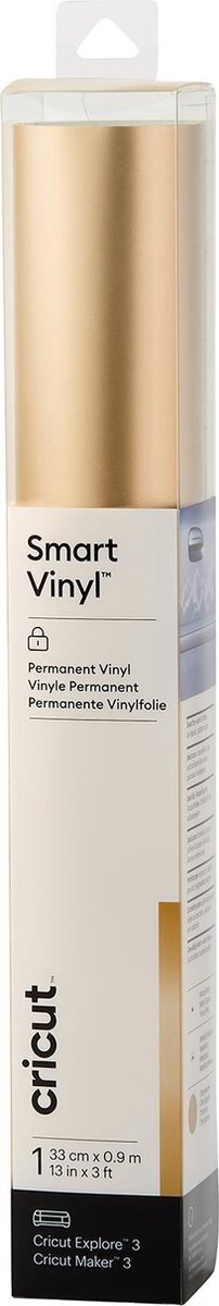 CRICUT Vinyl Folie - Smart Vinyl - Permanent - 33 x 91cm - Mat Champagne