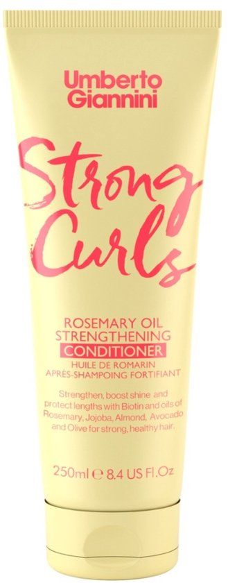 Umberto Giannini Strong Curls Rosemary Oil Strengthening Conditioner - 250ml