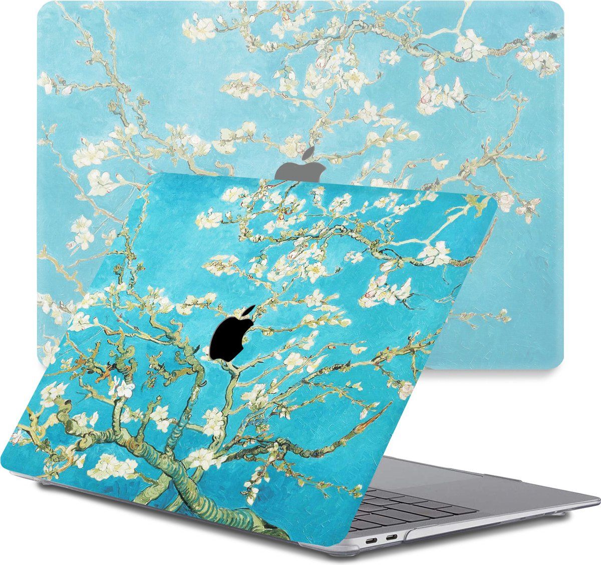 Lunso - MacBook Air 13 inch (2020) Cover - Van Gogh Amandelbloesem - Kunststof