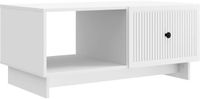 vidaXL Salontafel Wit 90 x 50 x 40 cm Bewerkt hout